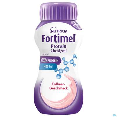 Fortimel/protein 200ml 2kcal Erdbeere 24st, A-Nr.: 5833325 - 02
