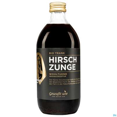 Gewusst Wie Bio Hildegard Trank Hirschzunge 500ml, A-Nr.: 4572489 - 02