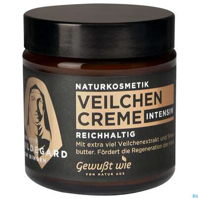 Sie sehen eine Packung Gewusst Wie Hildegard Veilchencreme Intensiv 100ml, Produktbild: 02 Gewusst Wie Hildegard Veilchencreme Intensiv 100ml, A-Nr.: 4595697 - 02