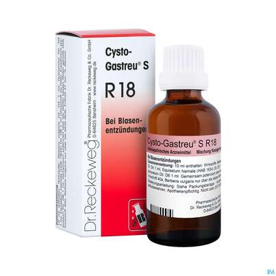 Reckeweg Gastreu Tropfen Cysto R18 50ml, A-Nr.: 0652926 - 01