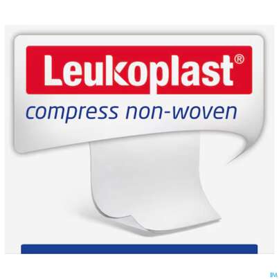 Sie sehen eine Packung Vlieskompressen Leukopl Compress Unsteril 5x 5cm 100st, Produktbild: 01 Vlieskompressen Leukopl Compress Unsteril 5x 5cm 100st, A-Nr.: 2996274 - 01