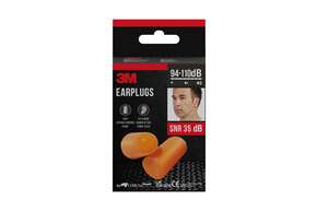 3M™ Gehörschutzstöpsel 1100, Weichschaum, SNR-Wert 35 dB, Orange, 4 Paar, A-Nr.: 5920194 - 01