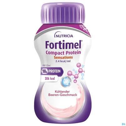Fortimel/compact/protein 125ml/trinknahrung Kuehlende Beere 24st, A-Nr.: 5282486 - 02