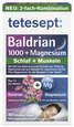 tetesept Baldrian 1000mg + Magnesium Tabletten 40 Stk, A-Nr.: 5954307 - 01