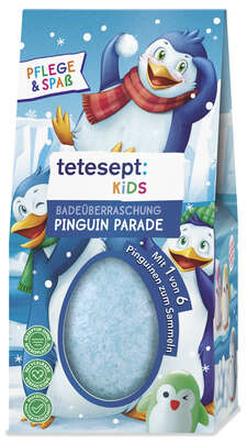tetesept Kids Bade-Überraschung Pinguin Parade 1St., A-Nr.: 5932731 - 01