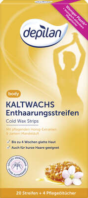 Depilan Kaltwachsstreifen Body 20Stk, A-Nr.: 4094110 - 01