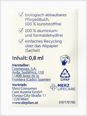 Depilan Kaltwachsstreifen Body 20Stk, A-Nr.: 4094110 - 04