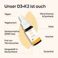 Sie sehen eine Packung Vitamin D3+K2 Tropfen für Kinder, Produktbild: 02 Vitamin D3+K2 Tropfen für Kinder, A-Nr.: 5940050 - 02
