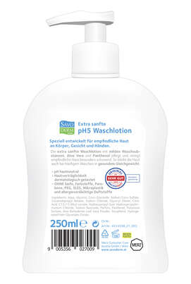 Savoderm med Extra Sanfte pH5 Waschlotion mit Pumpe 250ml, A-Nr.: 5406327 - 02