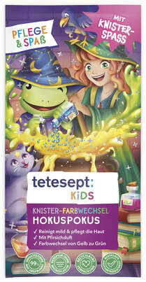 tetesept Kids Knister-Farbwechsel Hokuspokus 45g, A-Nr.: 4405662 - 01