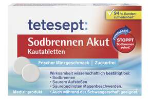 tetesept Sodbrennen Akut Kautabletten 20 St, A-Nr.: 4358129 - 01