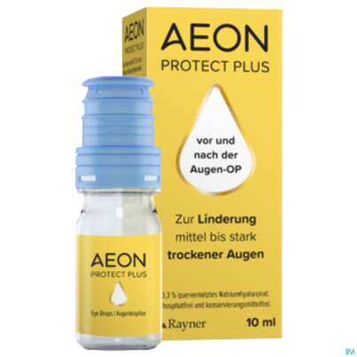 Sie sehen eine Packung Augentropfen Aeon Protect Plus Ae-pro+1 10ml, Produktbild: 02 Augentropfen Aeon Protect Plus Ae-pro+1 10ml, A-Nr.: 4966828 - 02