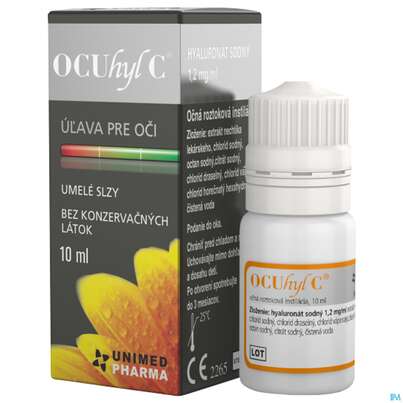 Augentropfen Ocuhyl/o.konservierungs- Stoffe Natriumhyaluronat +calendula-extrakt 10ml, A-Nr.: 4006100 - 02