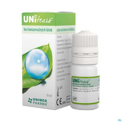 Augentropfen Unitears O.konservierungsstoffe +dexpanth.+hypromell. 10ml, A-Nr.: 4306256 - 01