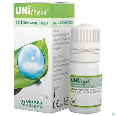 Augentropfen Unitears O.konservierungsstoffe +dexpanth.+hypromell. 10ml, A-Nr.: 4306256 - 02