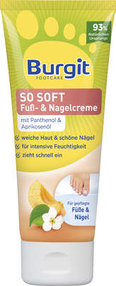 Burgit So Soft Fuß- &amp; Nagelcreme 75ml, A-Nr.: 5406149 - 01
