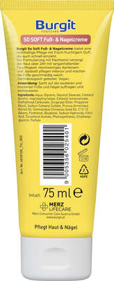 Burgit So Soft Fuß- &amp; Nagelcreme 75ml, A-Nr.: 5406149 - 02