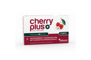 Montmorency Sauerkirschsaft + Sauerkirsch-Extrakt in einer Kapsel | Cherry PLUS Forte, A-Nr.: 5940067 - 01