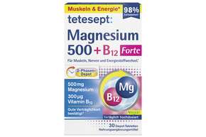 tetesept Magnesium 500 + B12 300µg 30St., A-Nr.: 5709358 - 01