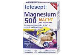 Tetesept Magnesium NACHT Direkt Stick 20ST, A-Nr.: 5882453 - 01