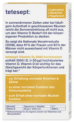 tetesept Vitamin D3 2000 Fta 50St, A-Nr.: 4775146 - 03