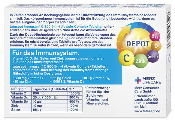 TETESEPT Immusan C800 5-in-1 TAB 20ST, A-Nr.: 5818194 - 02