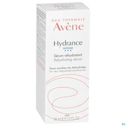 Sie sehen eine Packung Avene Hydrance Intense Feuchtigkeitsserum 30ml, Produktbild: 02 Avene Hydrance Intense Feuchtigkeitsserum 30ml, A-Nr.: 3137478 - 02