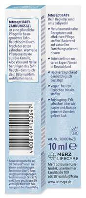 Sie sehen eine Packung Tetesept Baby Zähnchengel 10ML, Produktbild: 04 Tetesept Baby Zähnchengel 10ML, A-Nr.: 5876719 - 04