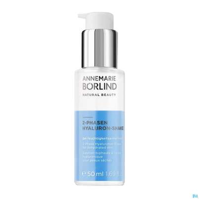 Sie sehen eine Packung Boerlind Hyaluron Shake 2 Phasen 60005 50ml, Produktbild: 01 Boerlind Hyaluron Shake 2 Phasen 60005 50ml, A-Nr.: 4855247 - 01