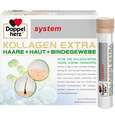 Sie sehen eine Packung Doppelherz system KOLLAGEN EXTRA HAARE + HAUT + BINDEGEWEBE, Produktbild: 01 Doppelherz system KOLLAGEN EXTRA HAARE + HAUT + BINDEGEWEBE, A-Nr.: 5677960 - 01