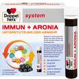 Sie sehen eine Packung Doppelherz system IMMUN + ARONIA - UNTERSTÜTZUNG DER ABWEHR, Produktbild: 01 Doppelherz system IMMUN + ARONIA - UNTERSTÜTZUNG DER ABWEHR, A-Nr.: 5678008 - 01