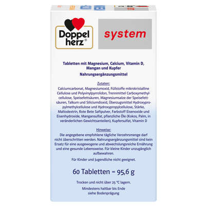 Doppelherz system MAGNESIUM + CALCIUM DEPOT 2-Phasen-Effekt, A-Nr.: 5678155 - 03