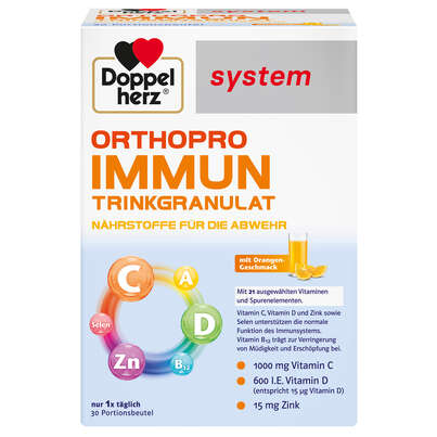 Doppelherz system Orthopro Immun Trinkgranulat, A-Nr.: 5402588 - 01