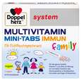 Sie sehen eine Packung Doppelherz system MULTIVITAMIN MINI-TABS family - Mit Multifruchtgeschmack, Produktbild: 01 Doppelherz system MULTIVITAMIN MINI-TABS family - Mit Multifruchtgeschmack, A-Nr.: 5676943 - 01