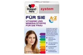 Doppelherz system FÜR SIE Vitamine und Mineralstoffe für die Frau, A-Nr.: 5678876 - 01