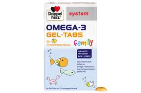 Doppelherz system OMEGA-3 family Gel-Tabs zum Kauen, A-Nr.: 3836377 - 01