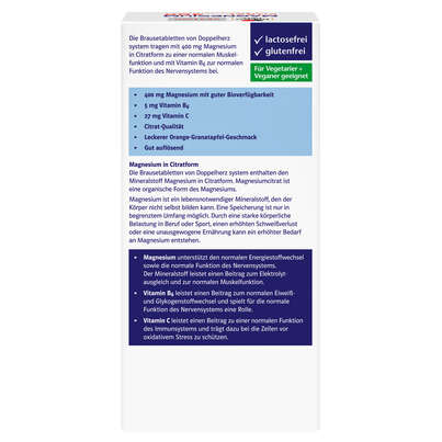 Sie sehen eine Packung Doppelherz system MAGNESIUM 400 CITRAT BRAUSETABLETTEN, Produktbild: 04 Doppelherz system MAGNESIUM 400 CITRAT BRAUSETABLETTEN, A-Nr.: 4338121 - 04