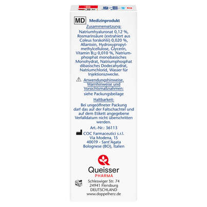 Sie sehen eine Packung Doppelherz Augen-Tropfen blue light DUO, Produktbild: 02 Doppelherz Augen-Tropfen blue light DUO, A-Nr.: 5848433 - 02