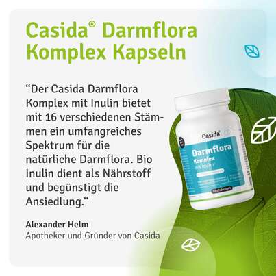 Sie sehen eine Packung Darmflora Komplex mit Inulin, Produktbild: 02 Darmflora Komplex mit Inulin, A-Nr.: 5820825 - 02