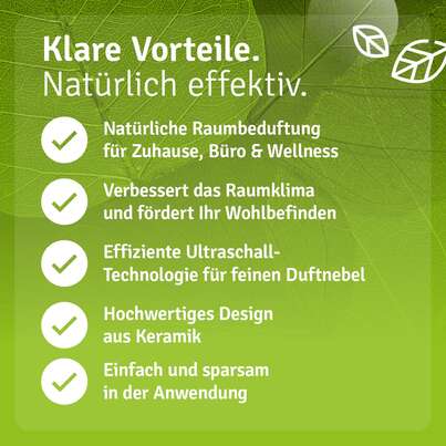 Moderner Keramik Aroma Diffuser mit LED-Beleuchtung Weiß, A-Nr.: 5741652 - 03