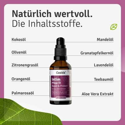 Sie sehen eine Packung Intimpflege Öl Repair & Protect, Produktbild: 02 Intimpflege Öl Repair & Protect, A-Nr.: 5758138 - 02