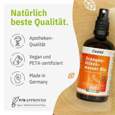 Sie sehen eine Packung Orangenblütenwasser Neroli Bio, Produktbild: 02 Orangenblütenwasser Neroli Bio, A-Nr.: 5779962 - 02