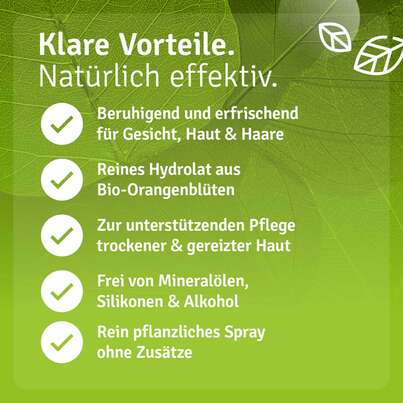 Sie sehen eine Packung Orangenblütenwasser Neroli Bio, Produktbild: 04 Orangenblütenwasser Neroli Bio, A-Nr.: 5779962 - 04