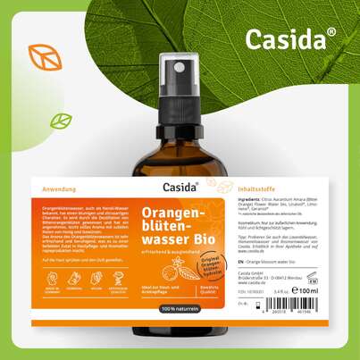 Sie sehen eine Packung Orangenblütenwasser Neroli Bio, Produktbild: 07 Orangenblütenwasser Neroli Bio, A-Nr.: 5779962 - 07