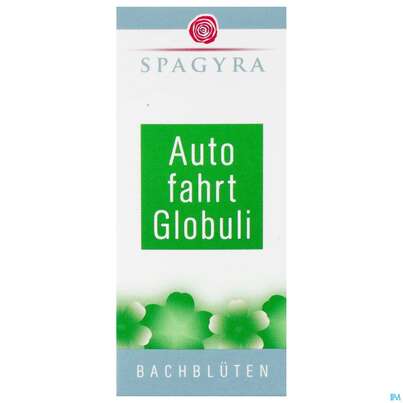 Sie sehen eine Packung Spagyra Globuli Dr.bach Autofahrt 10g, Produktbild: 01 Spagyra Globuli Dr.bach Autofahrt 10g, A-Nr.: 4249311 - 01