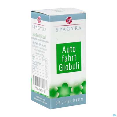 Sie sehen eine Packung Spagyra Globuli Dr.bach Autofahrt 10g, Produktbild: 02 Spagyra Globuli Dr.bach Autofahrt 10g, A-Nr.: 4249311 - 02