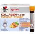 Sie sehen eine Packung Doppelherz system KOLLAGEN 11.000 CURCUMA + INGWER, Produktbild: 01 Doppelherz system KOLLAGEN 11.000 CURCUMA + INGWER, A-Nr.: 5677983 - 01