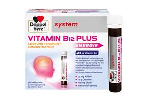 Doppelherz system VITAMIN B12 PLUS - LEISTUNG + ENERGIE + KONZENTRATION, A-Nr.: 3998909 - 01