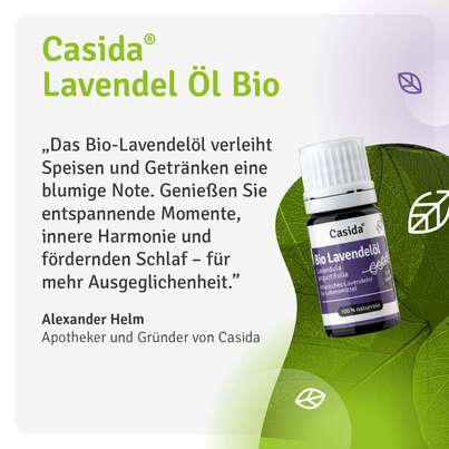 Bio Lavendelöl – Zum Verzehr, A-Nr.: 5898885 - 08