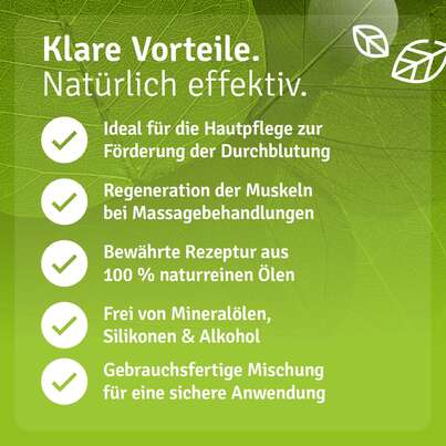 Sie sehen eine Packung Muskel & Gelenk Aktiv Massage Öl, Produktbild: 05 Muskel & Gelenk Aktiv Massage Öl, A-Nr.: 5731671 - 05